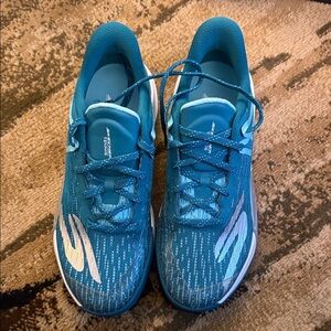 Skechers Teal and White Athletic Shoes
